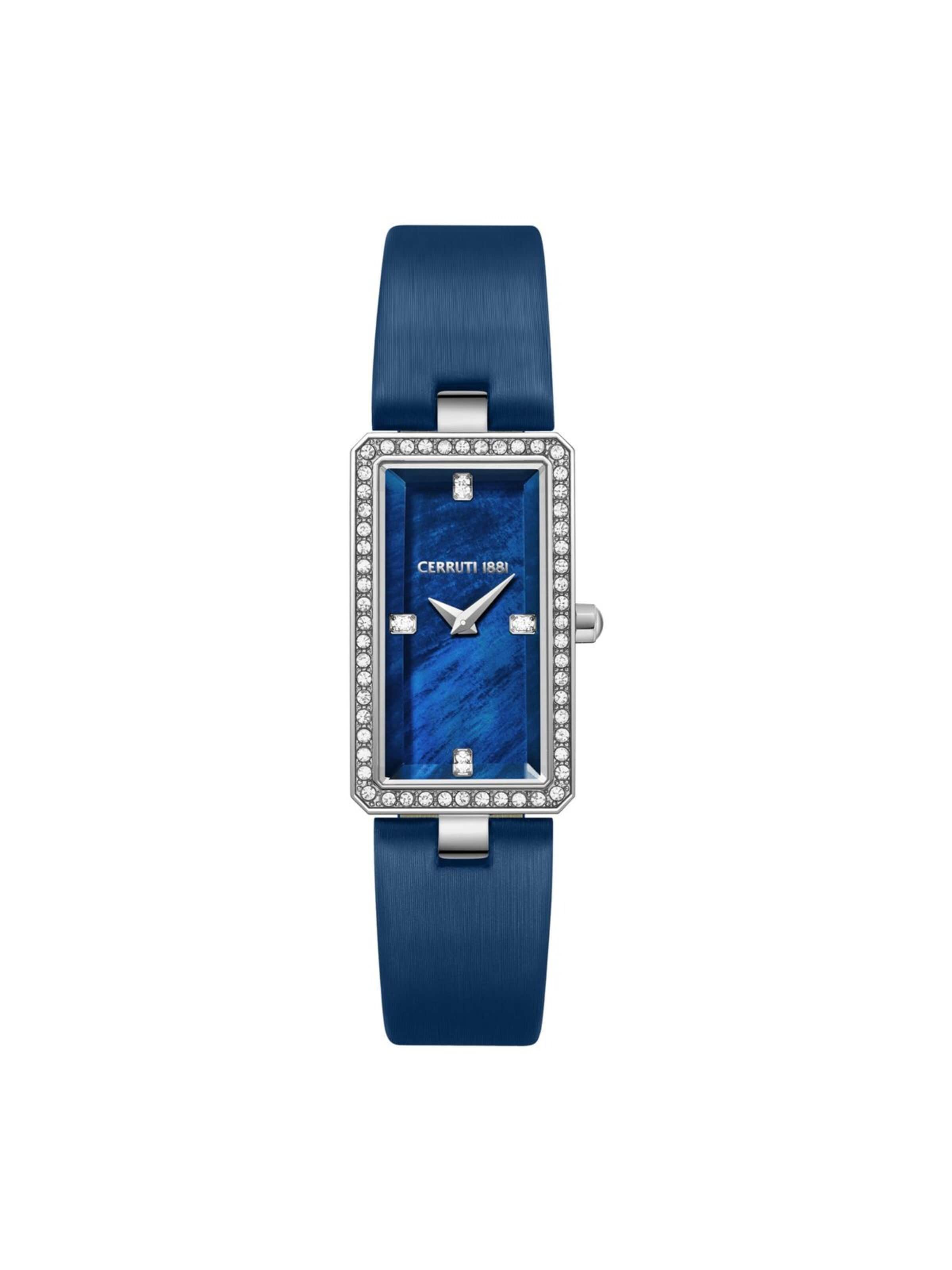 CERRUTI 1881 Analoguhr 'Watch Vallucciole'‌‌‌‌ in Blau: Vorderseite