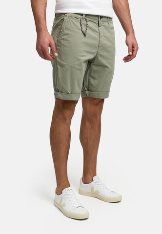 INDICODE JEANS Regular Chino 'Canvo' in Groen