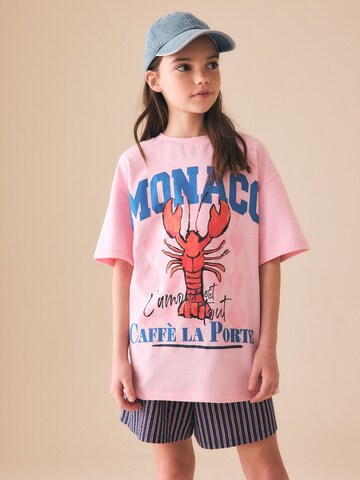 T-Shirt Next en rose : devant