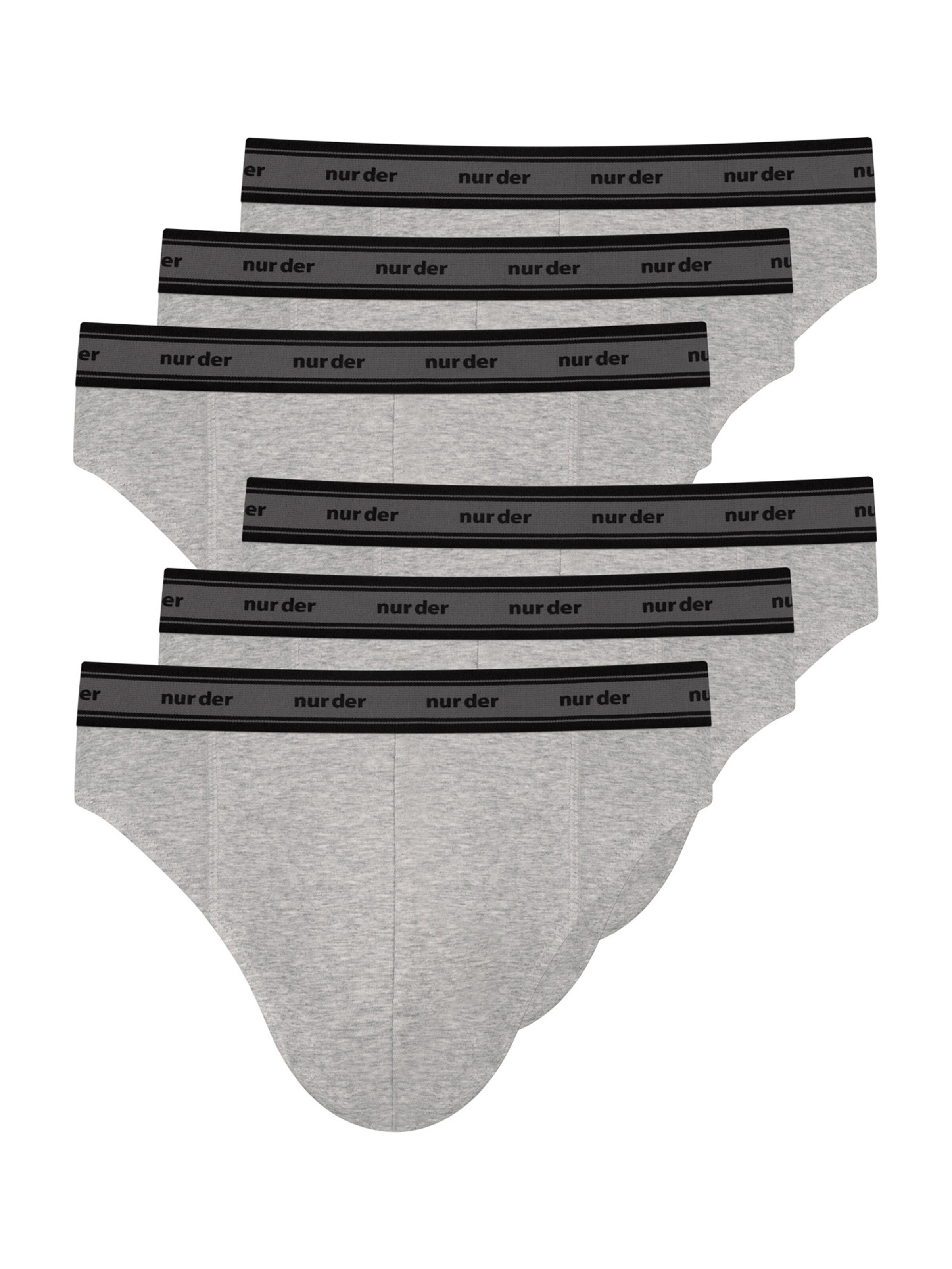 Nur Die Slip in Grau: Vorderseite