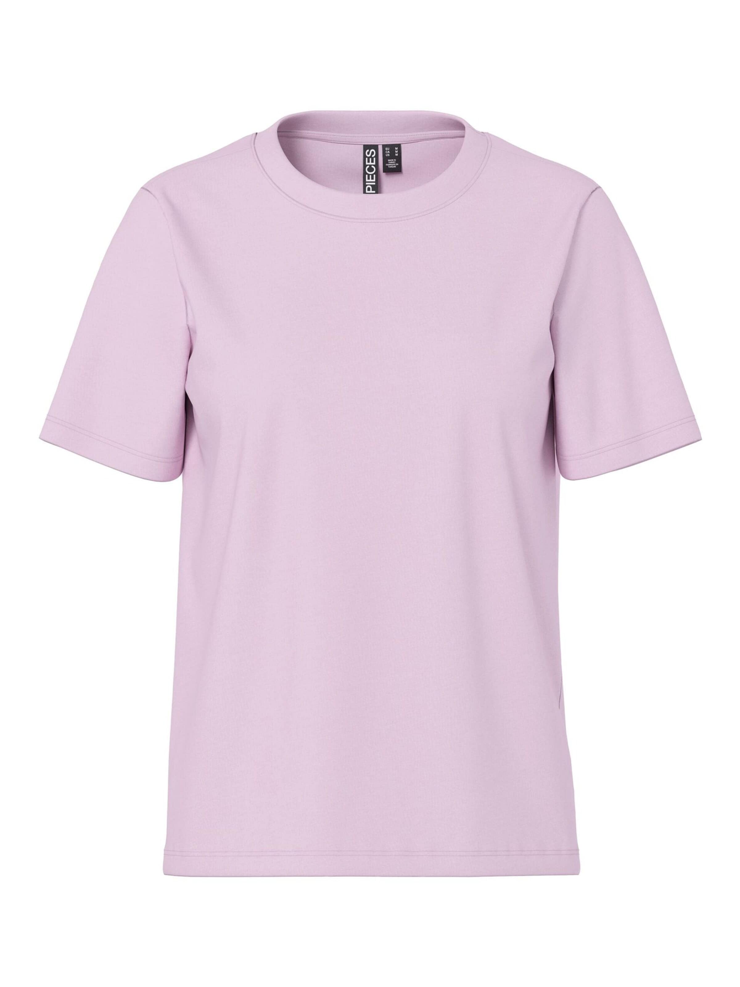 T-shirt PIECES en rose : devant