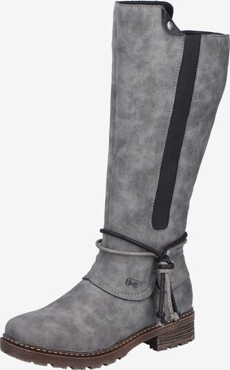 Rieker Stiefel 'Belinga' in graumeliert / schwarz, Produktansicht