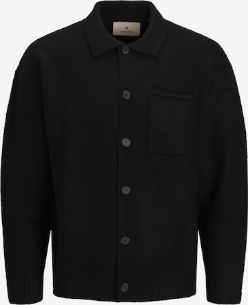 Vestes en maille JACK & JONES en noir : devant