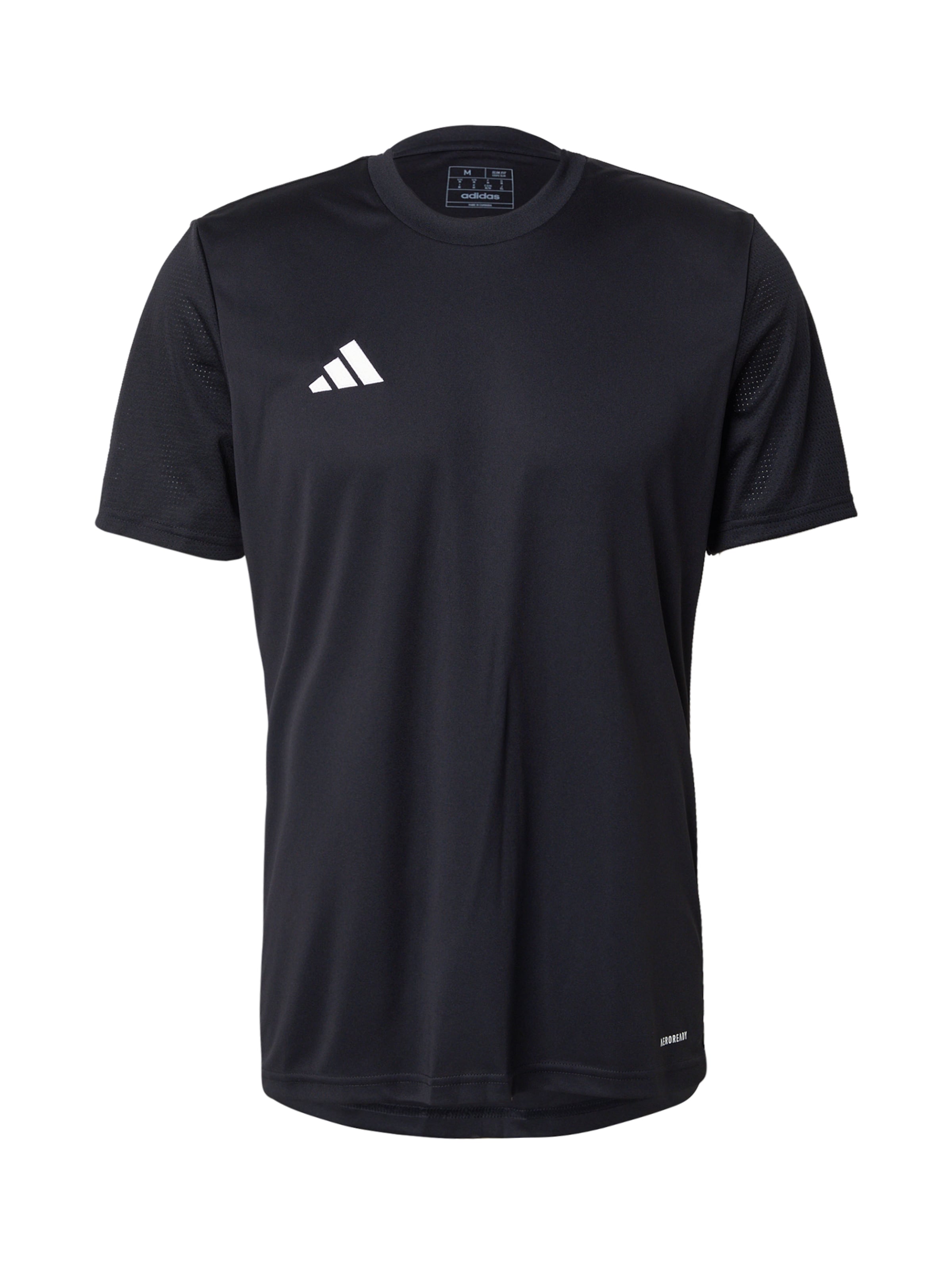 melns ADIDAS PERFORMANCE Sporta krekls 'Tabela 23': no priekšpuses