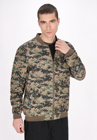 TUFFSKULL Tussenjas in Beige: voorkant