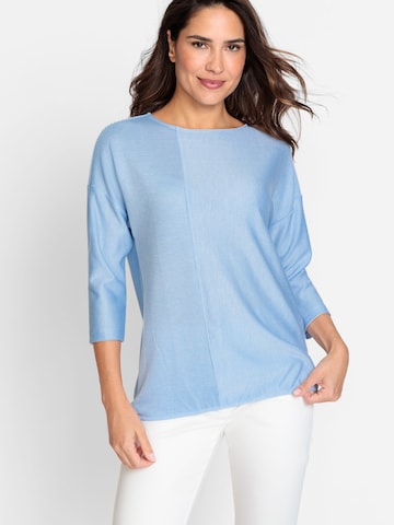 Olsen Shirt in Blauw: voorkant