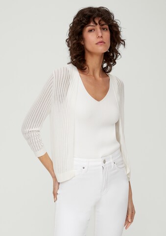 Cardigan s.Oliver en beige : devant