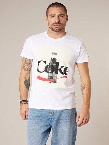 T-Shirt 'Icecold' Deeluxe en blanc : devant