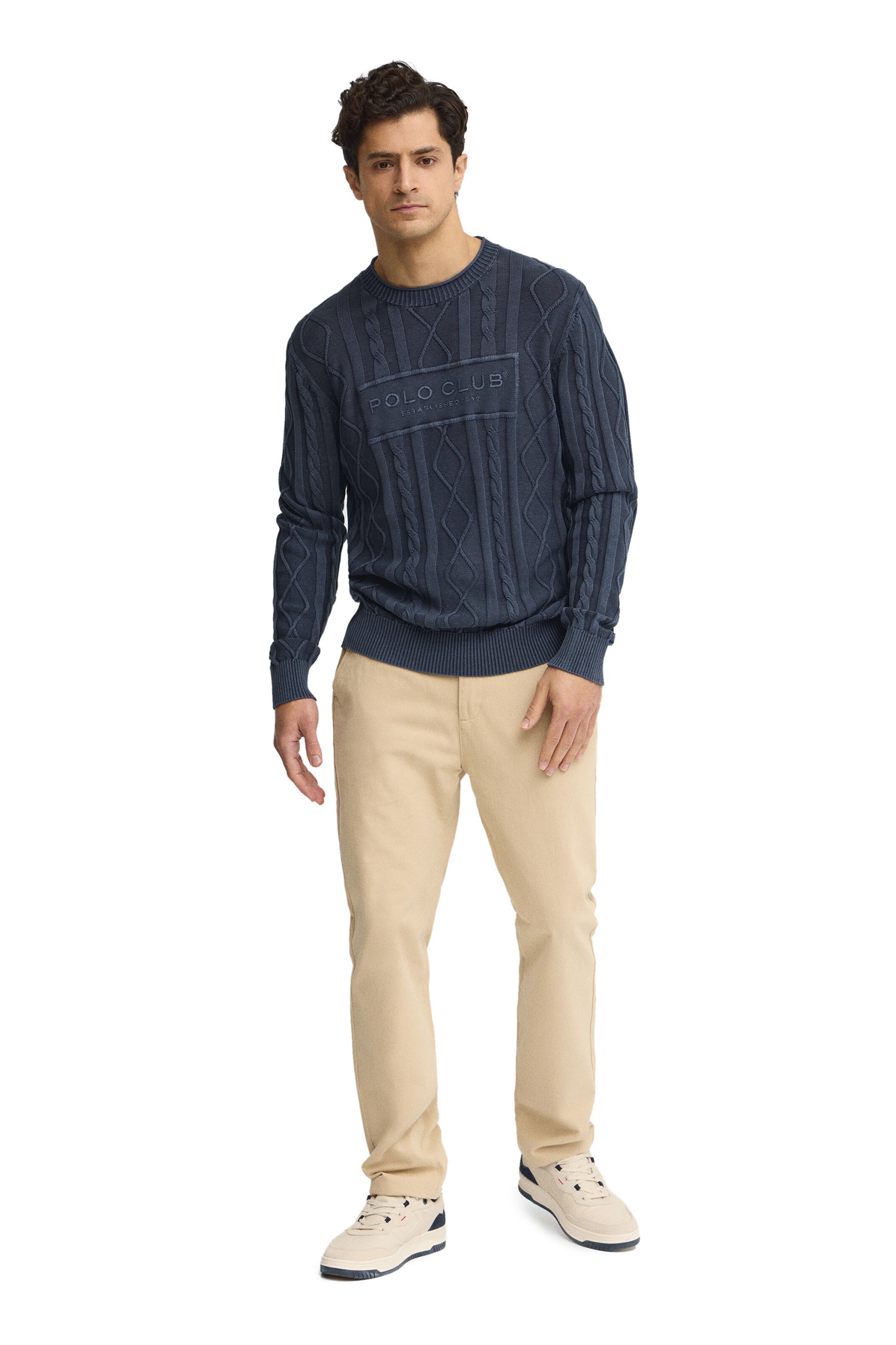 Polo Club Pullover in Blau