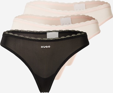 String di HUGO in beige: frontale