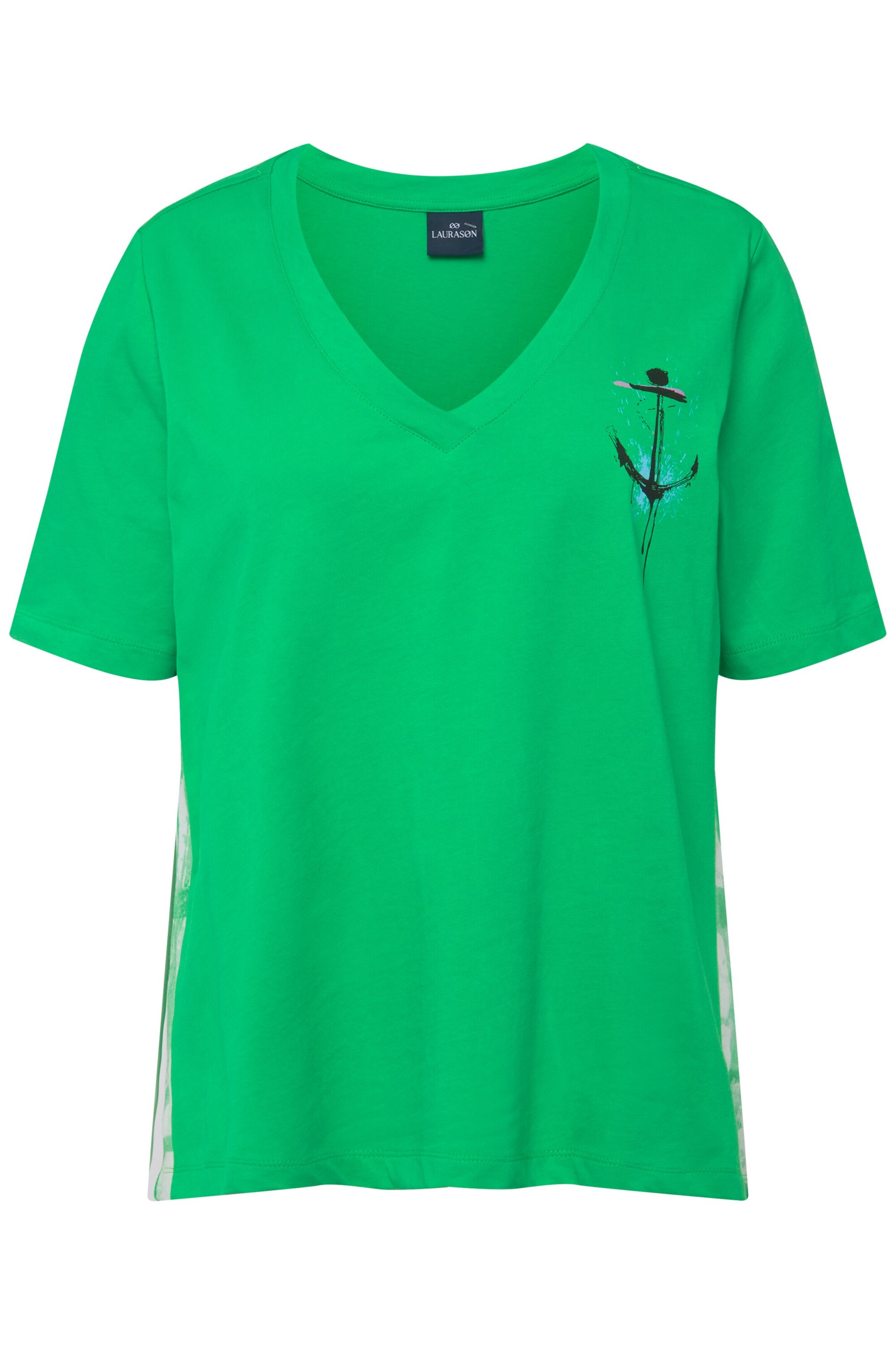 LAURASØN Shirt in Green: front