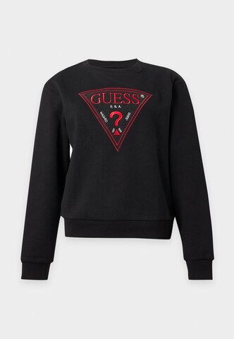 GUESS Μπλούζα φούτερ σε μαύρο: μπροστά