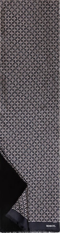 Roeckl Sjaal ' GENTLEMEN´S PATTERN 27x184 ' in Blauw: voorkant