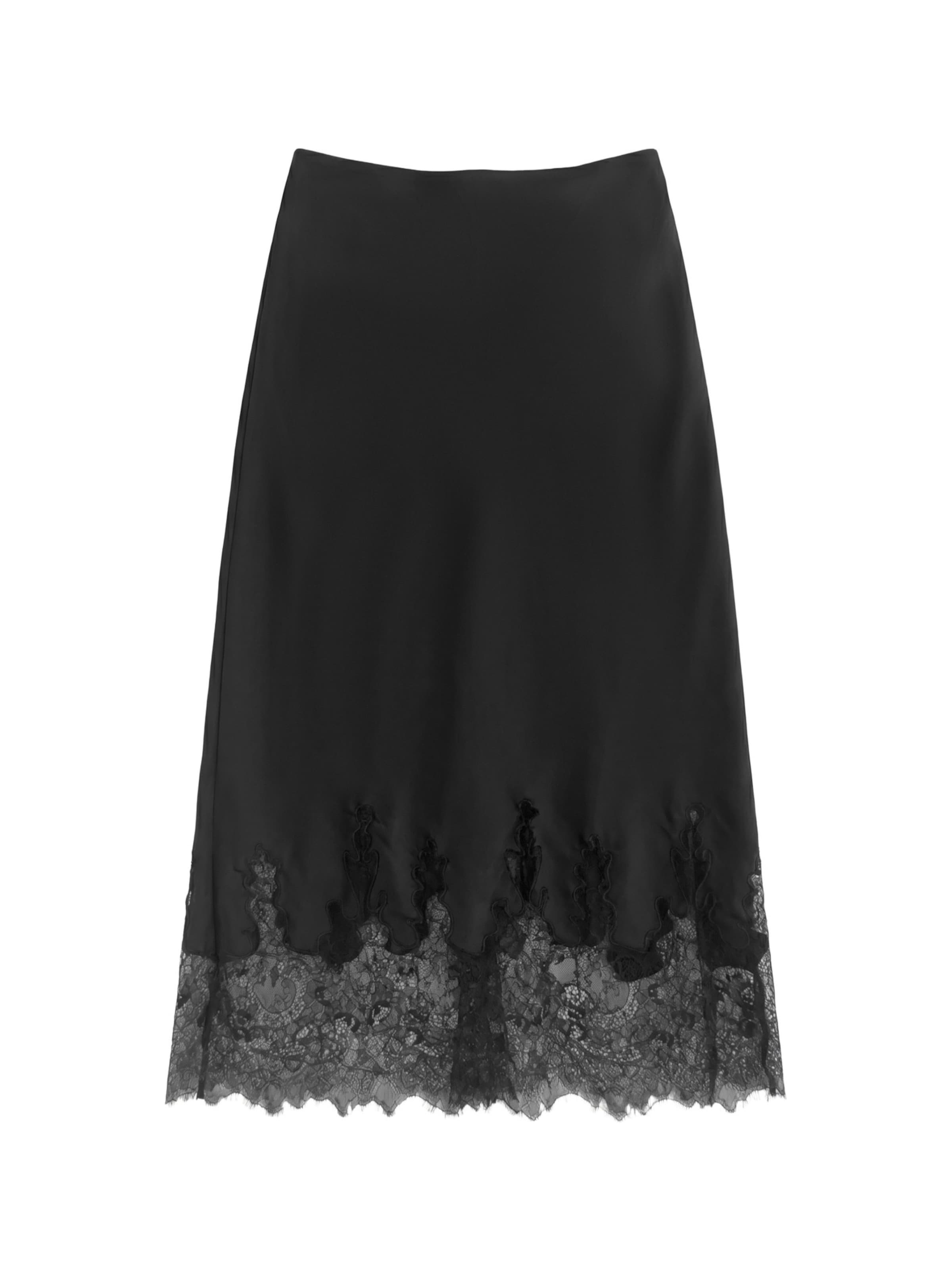 Gonna di Roberta Rossi in nero: frontale