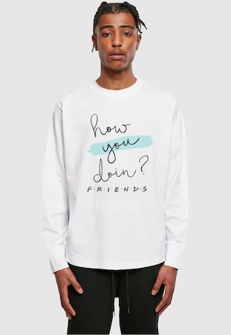 ABSOLUTE CULT Shirt 'Friends - How You Doin' in White: front