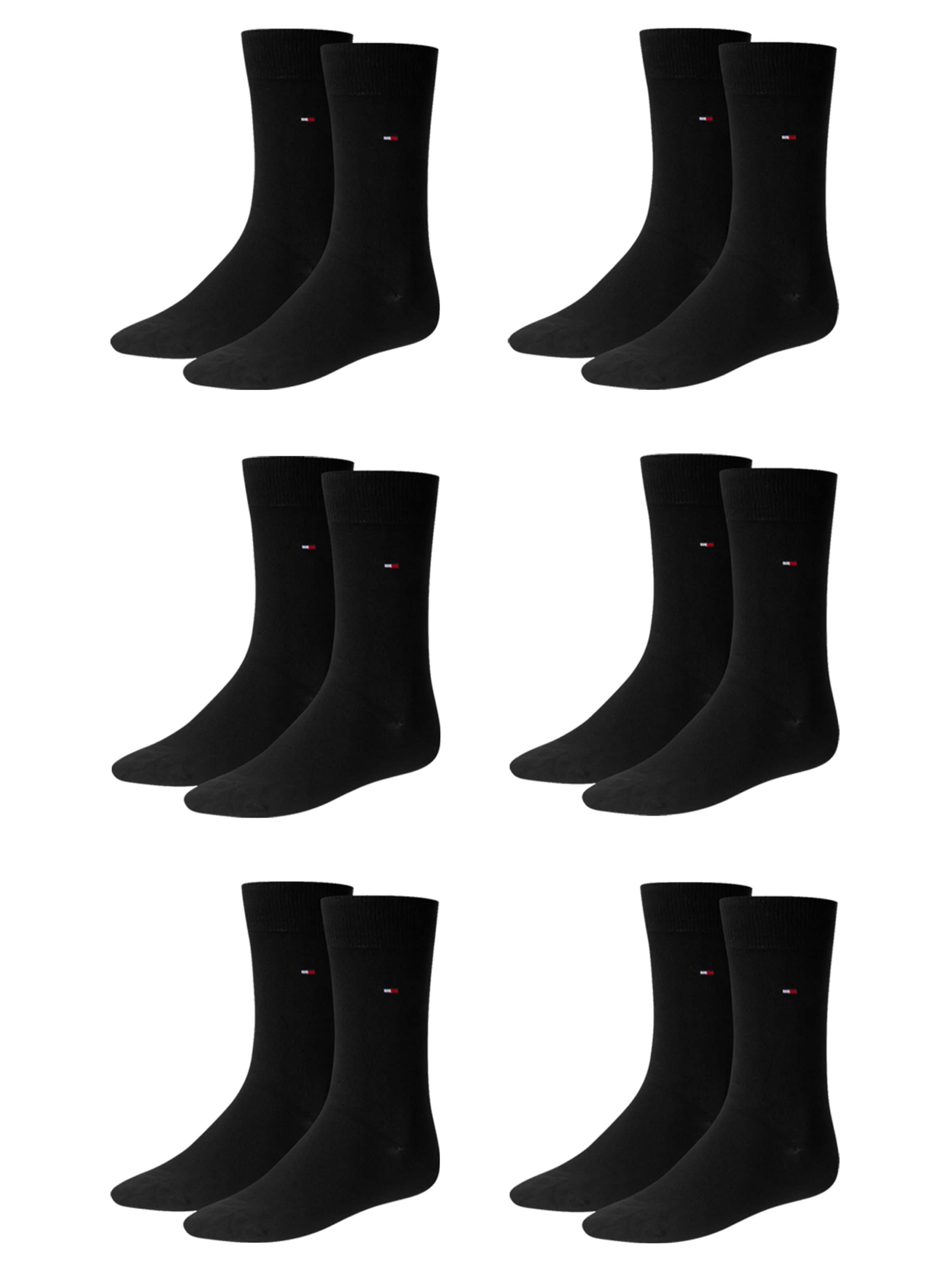 TOMMY HILFIGER Socks 'Classic Business Socken' in Black: front