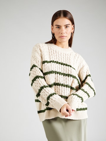 SOAKED IN LUXURY Pullover 'Franna' in Beige: predná strana