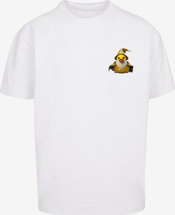 F4NT4STIC Shirt 'Rubber Duck Wizard' in Weiß: predná strana