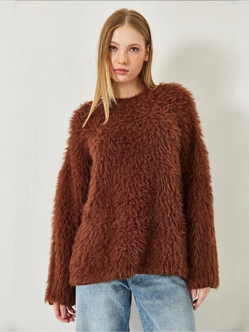 Bianco Lucci - Pullover 'Pullover' em castanho