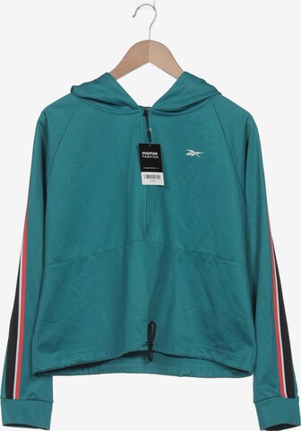 Reebok Sweatshirt & Zip-Up Hoodie in XXXL in Green: front