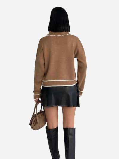 My fashion Kampsun 'Pullover' S-L suuruses karamell, Tootevaade