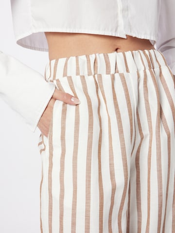 Lindex Wide leg Trousers 'Bella' in White