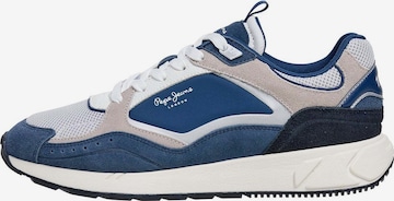 Sneaker bassa 'Marlon Grade' di Pepe Jeans in blu: frontale