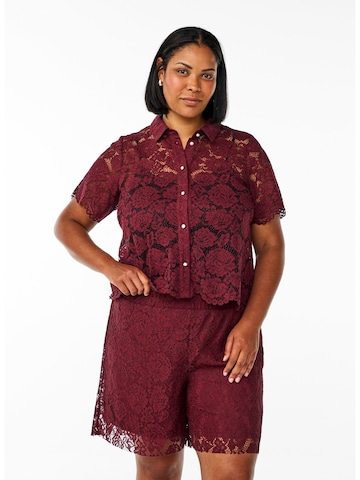 regular Pantaloni 'MMONIKA' di Zizzi in rosso