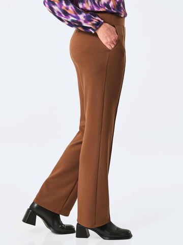 Goldner Regular Broek 'VERA' in Bruin