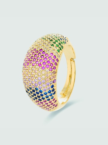 Luxenter Ring 'Ikahi' in Gemengde kleuren: voorkant