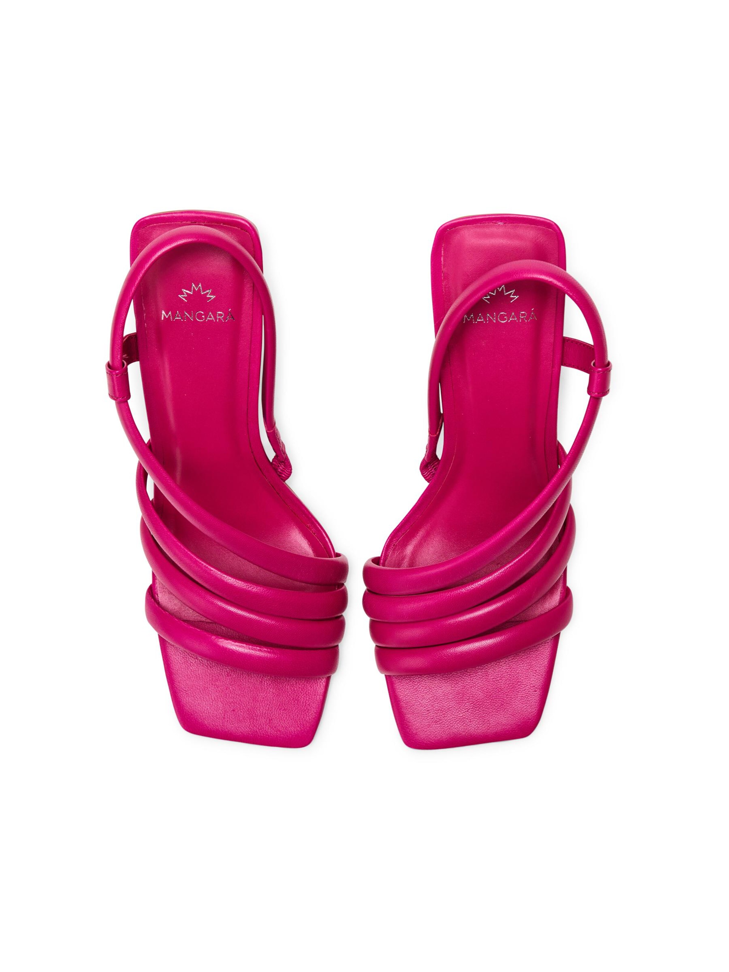 Sandales à lanières Mangara Atelier en rose