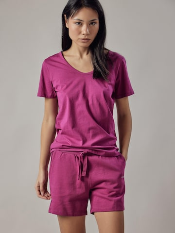 T-shirt 'T-Shirt Scollo Profondo' OWN Off With Nature en rose : devant