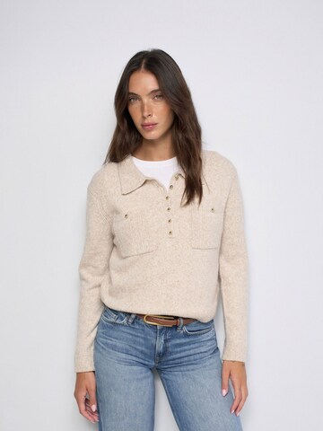 Salsa Jeans Trui in Beige: voorkant