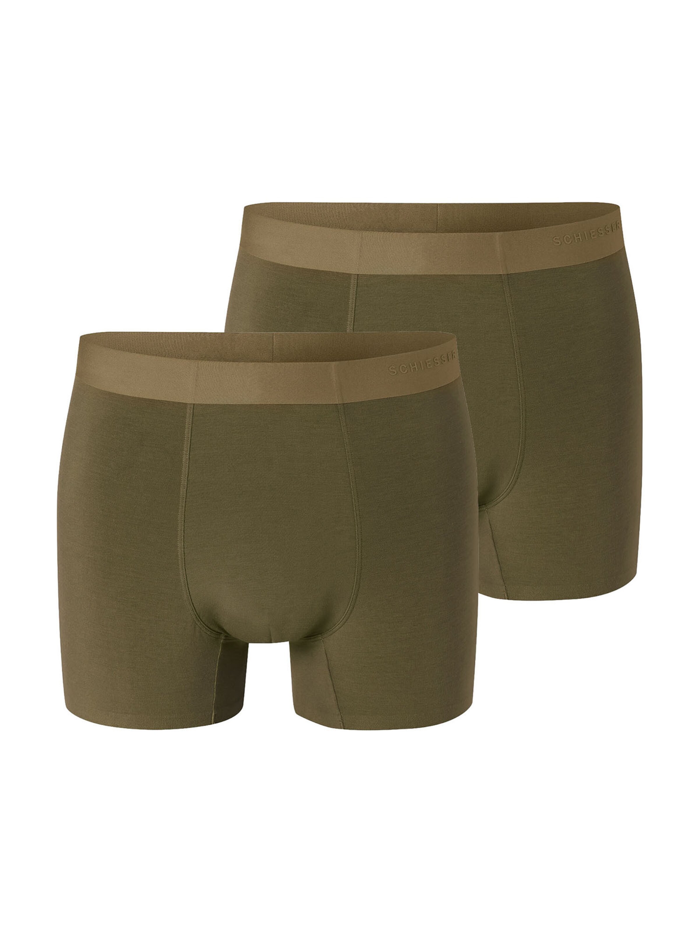 SCHIESSER Boxer shorts ' Modern Bonded ' in Green: front
