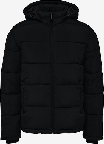 SELECTED HOMME Winter Jacket in Black: front