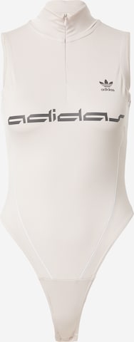 ADIDAS ORIGINALS - Camisa body em bege: frente