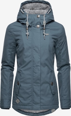 Ragwear Winter Jacket 'Monade' in Blue