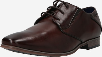 bugatti Lace-Up Shoes in Brown: front