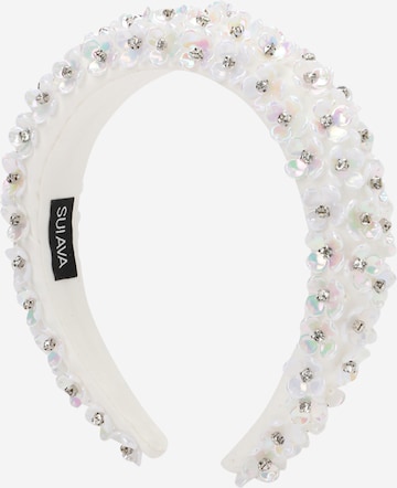 balts SUI AVA Aksesuāri matiem 'I Can Buy Myself Flowers': no priekšpuses