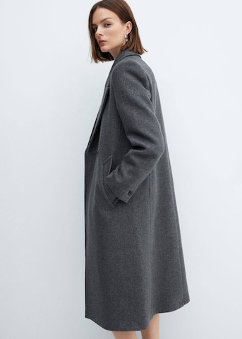 MANGO Between-Seasons Coat 'Eye' in Grey