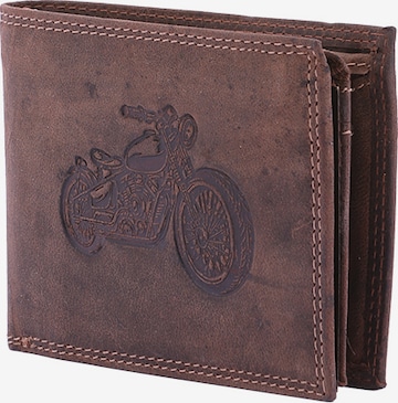 Porte-monnaies Sergio Valentini en marron : devant