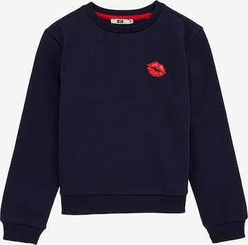 WE Fashion Collegepaita värissä sininen: etupuoli