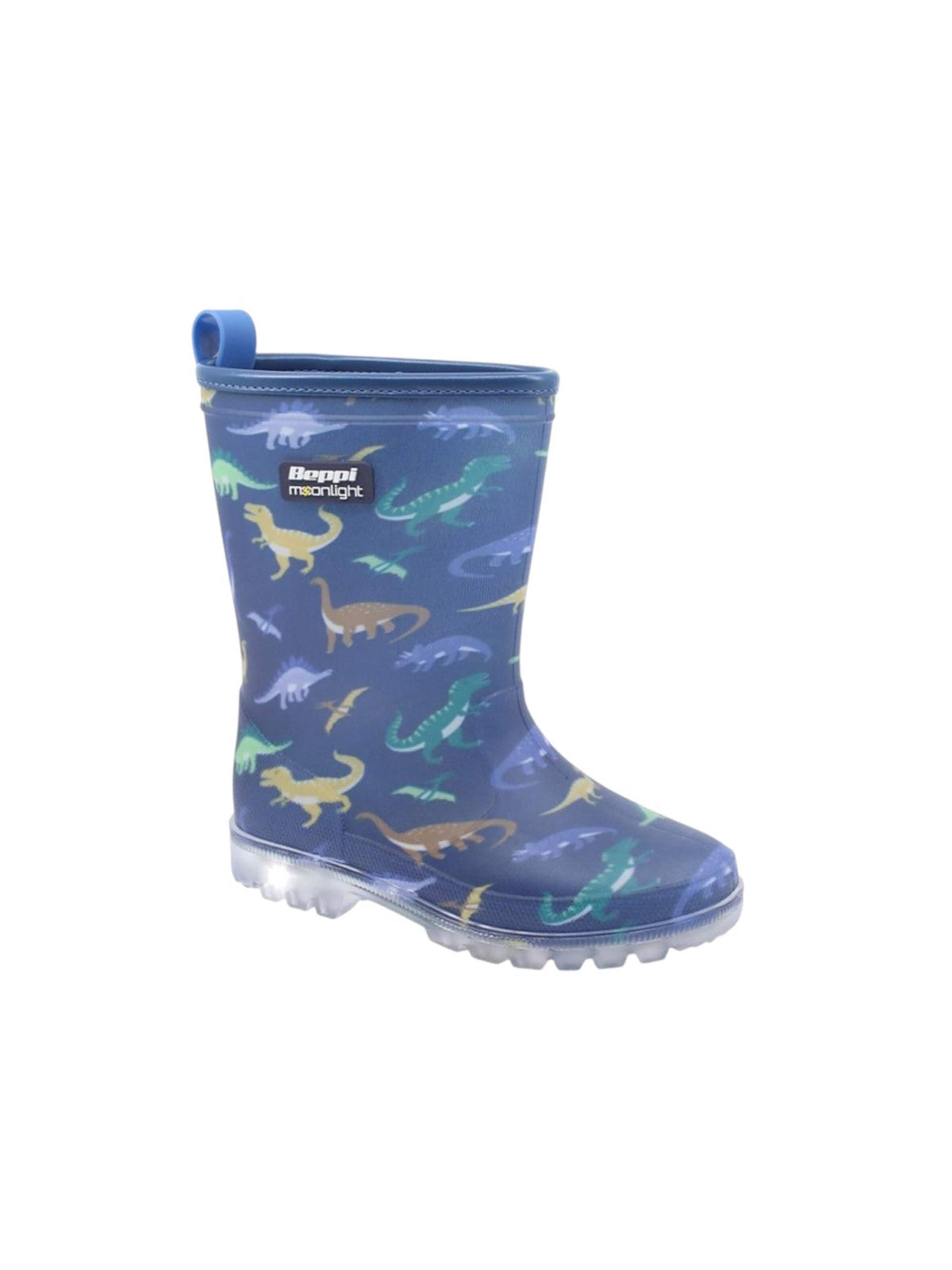 Bottes en caoutchouc Beppi en bleu : devant