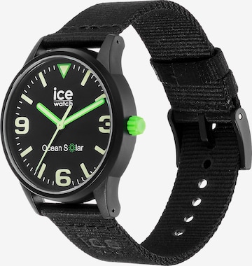 ICE WATCH Analoguhr in Schwarz