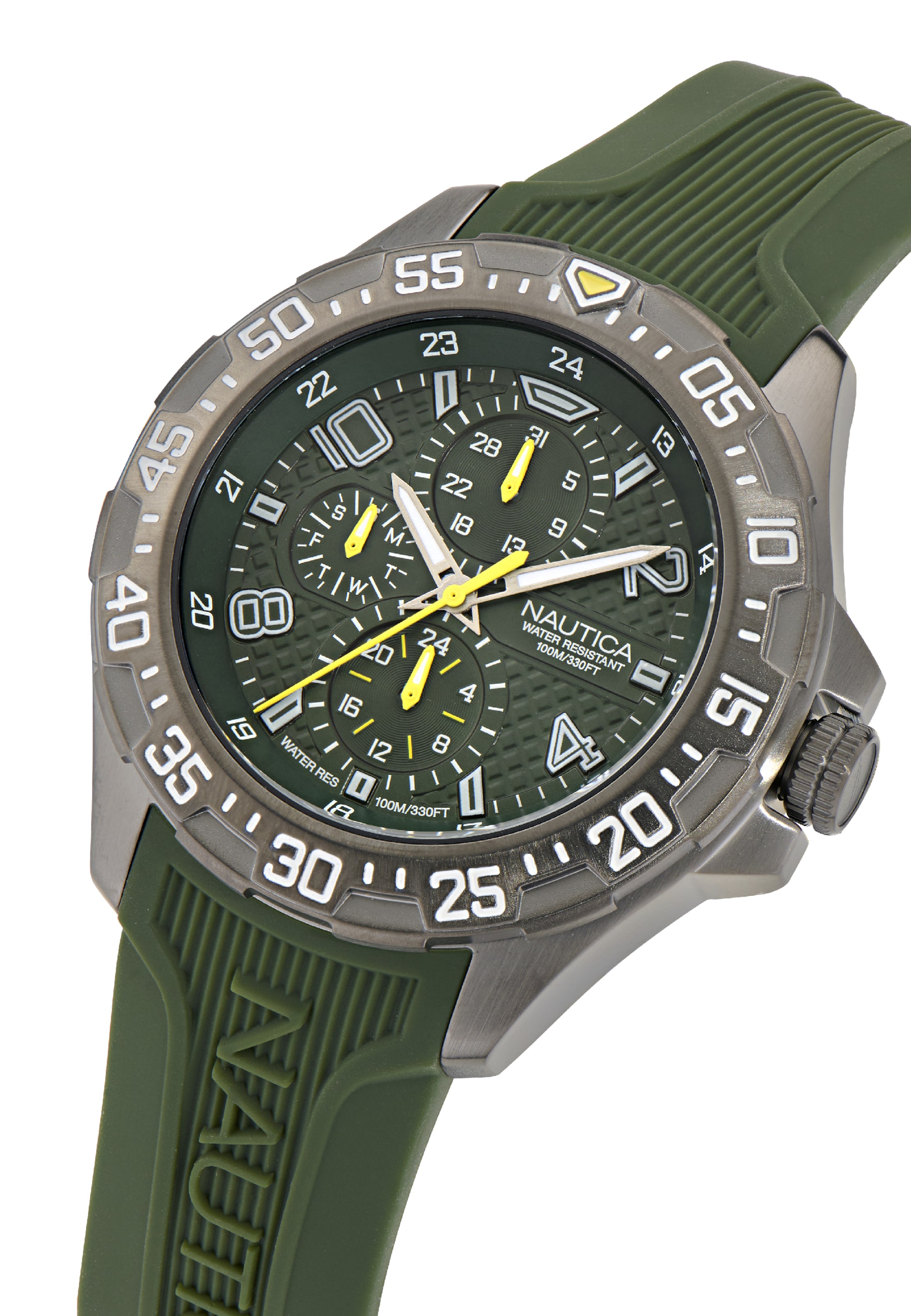 Montre à affichage analogique ' NCT LEEWAY ' NAUTICA en vert