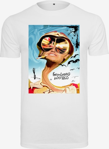 Merchcode T-Shirt 'Fear And Loathing' in Weiß: predná strana