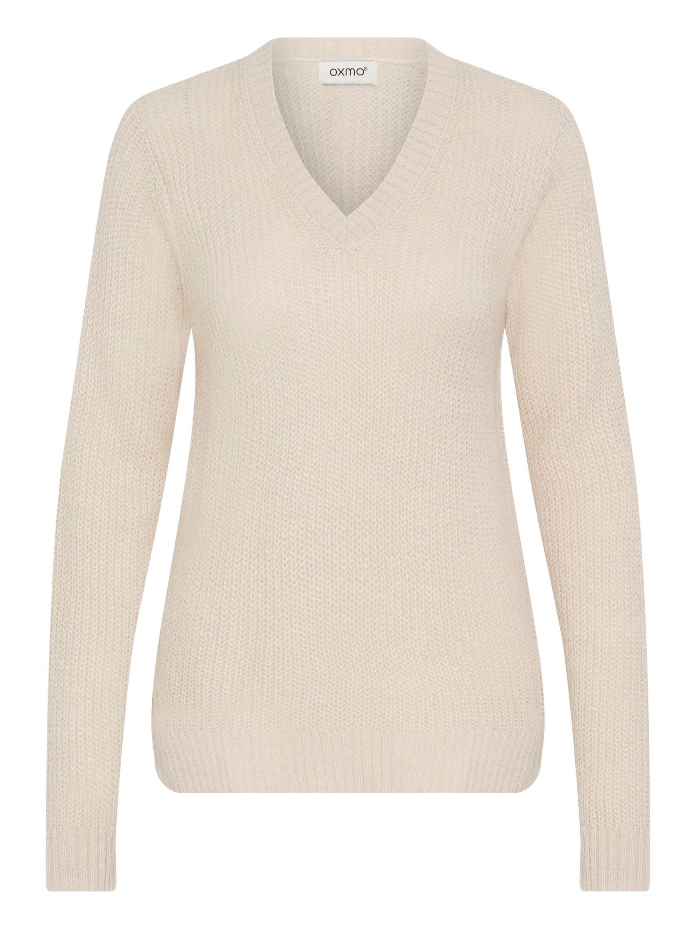 Oxmo - Pullover ' OXFSINVI PU 1 ' em bege: frente