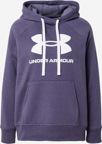 UNDER ARMOUR Sportovní mikina – šedá: přední strana