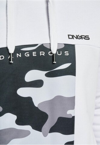 Sweat-shirt 'Control' Dangerous DNGRS en blanc