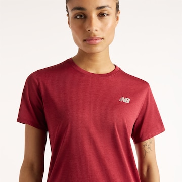 new balance Functioneel shirt 'Athletics T-Shirt' in Rood
